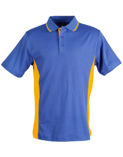 Picture of Winning Spirit, Mens TrueDry Contrast S/S Polo